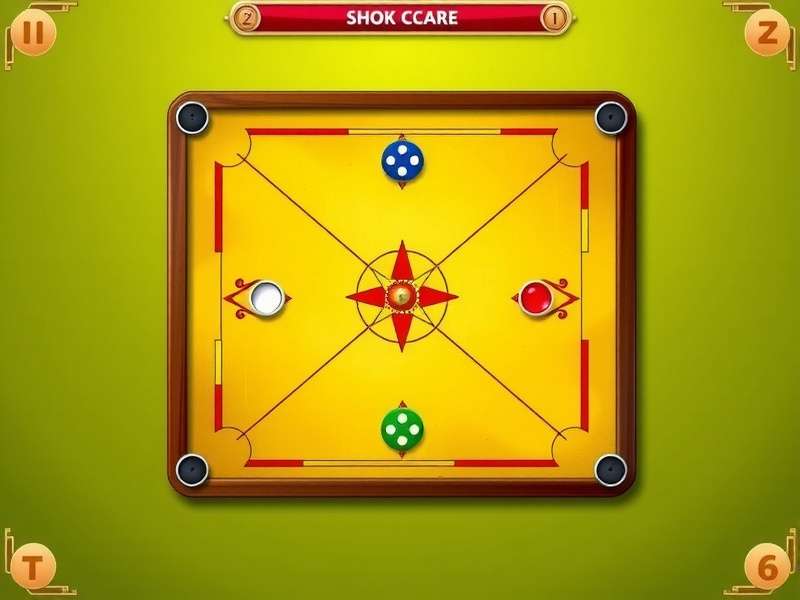 Indian Style Carrom Gameplay